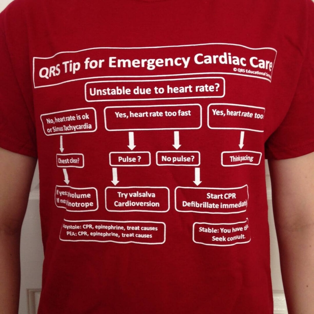 QRS Educational Services QRS Tips on a T-Shirt